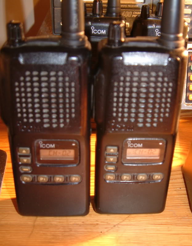 and Working Great ICOM IC-F4S-4 440-470MHz UHF Two Way Radio Used Tested 