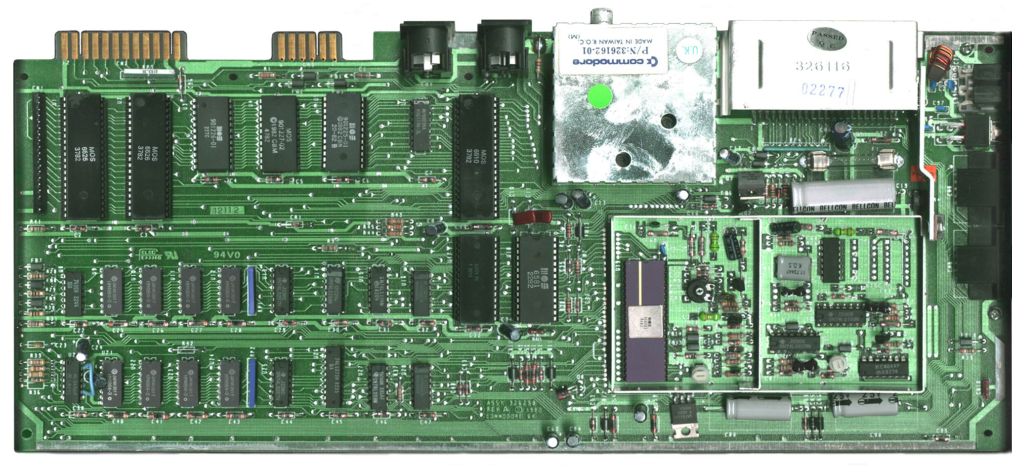C64-motherboard